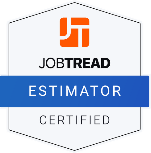 JobTread Estimator Certified badge