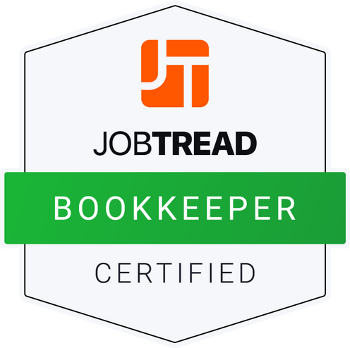 JobTread Bookkeeper Certified badge